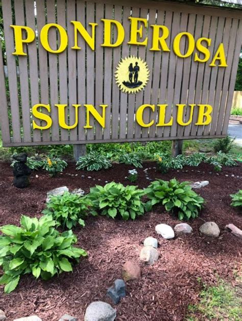 The focus of the club&x27;s activities is their 65 by 120 feet (20 by 37 m) swimming pool with concrete sunning apron and a formal garden. . Ponderosa sun club reviews